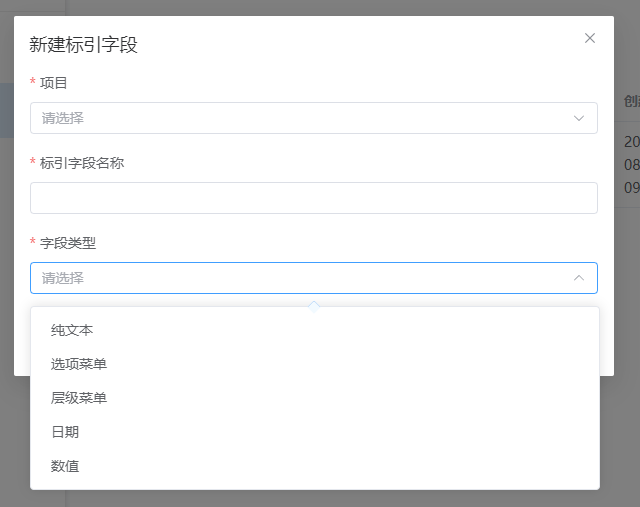 标引字段格式(五种)